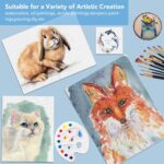 ESRICH Canvases for Painting 8Pack Painting Canvas with 9x12,8x10,4x6,Canvas Pan... - Image 5