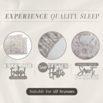 Elegant Comfort Amelia Paisley Printed 6-Piece Sheet Set, Deep Pocket 1500 Threa... - Image 5