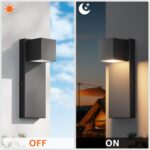 2 Pack 13" Modern Outdoor Led Wall Light,16W 3000K 1200Lumen Porch & Patio Hardw... - Image 8
