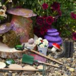 Miniature Fairy Garden Accessories Set 9 Pcs 1:12 Mini Metal Spade Pestle Kettle... - Image 6