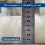 HOMBYS 10x14 Oversized Faux Fur Area Rug for Living Room Bedroom, Super Soft & F... - Image 7
