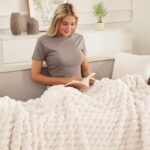Whale Flotilla Fleece Throw Blanket for Couch or Bed, Luxury 3D Jacquard Super S... - Image 3
