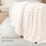 Whale Flotilla Fleece Throw Blanket for Couch or Bed, Luxury 3D Jacquard Super S... - Image 4