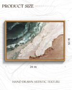 ARPEOTCY 3D Textured Large Framed Canvas Wall Art Prints, Abstract Hand-Painted ... - Image 5