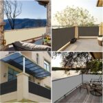 SunnyRoyal 3'x12' Balcony Privacy Fence Screen Apartment Railing Deck Cover, 3FT... - Image 3