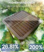 NEWMESSI 8 Pack Bright Solar Pathway Lights Outdoor,IP65 Waterproof Auto On/Off ... - Image 3