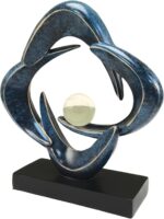 Modern Home Decor Abstract Decorative Sculpture Decorations for Living Room Dini... - Image 3
