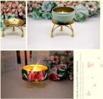 dedoot Candle Holder, Gold Candle Holders Set of 2 Decorative Handmade Iron Pill... - Image 6