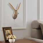 UITWMKTG Gold Animal Head Wall Decor Wall Sculpture Home Decor Statue for Living... - Image 5