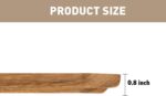 Premium Walnut Wood Wide Octagon Serving Tray Set of 2(Long & Wide 12" Each)-100... - Image 6