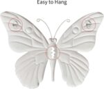 XSCSFWEQR Metal Butterfly Wall Decor 4 Pack 9.8" Butterfly Wall Art Sculpture Co... - Image 4