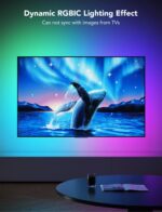 Govee TV LED Backlight, RGBIC Smart LED Strip Lights for 55-65 Inch TVs, Bluetoo... - Image 3