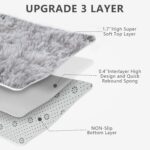 Shag Area Rugs for Bedroom Living Room,4X6 Ultra Soft Fluffy Area Rugs for Dorm,... - Image 4