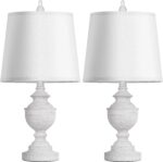 PARTPHONER Retro Table Lamps Set of 2, Bedside Lamp for Bedroom Rustic Farmhouse... - Image 3