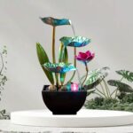 Generic Waterfall Pendulum with Lights Small Fountain Indoor Decompression Offic... - Image 3