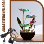 Generic Waterfall Pendulum with Lights Small Fountain Indoor Decompression Offic... - Image 6
