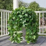 Faux Outdoor Plants Fake Hanging Plants for Outdoors Outside Decorations, 2 Pcs ... - Image 5