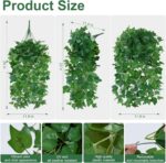 Faux Outdoor Plants Fake Hanging Plants for Outdoors Outside Decorations, 2 Pcs ... - Image 6