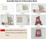 Set of 3 Decorative Faux Books for Home Decor Designer Hard Cardboard Coffee Tab... - Image 5
