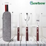 PREMIUM QUALITY Stainless Steel travel utensils Set with case, Healthy & Eco-Fri... - Image 3