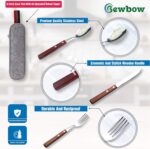 PREMIUM QUALITY Stainless Steel travel utensils Set with case, Healthy & Eco-Fri... - Image 6