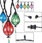 Vigdur Multicolor Outdoor String Lights with 10 Bulbs Connectable Waterproof, In... - Image 4