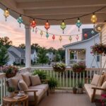 Vigdur Multicolor Outdoor String Lights with 10 Bulbs Connectable Waterproof, In... - Image 6