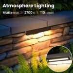AUDERWIN Retaining Wall Lights, 7 Inch LED Hardscape Lighting Waterproof, 12V Lo... - Image 3