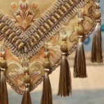 Luxury Velvet Gold Table Runner 72 Inches Long with Vintage Damask Jacquard Desi... - Image 7