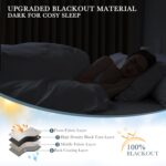 PONY DANCE Linen Blackout Curtains for Bedroom 84 Inches Long, Thermal Insulated... - Image 4