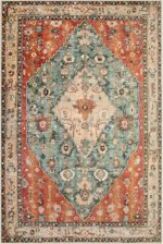 Lahome Felice Boho Tribal 5x7 Washable Living Room Bedroom Rug, Oriental Soft Di... - Image 7