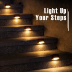 GIGALUMI Led Solar Deck Lights, 16 Pack Waterproof for Outdoor Stairs, Step, Fen... - Image 4