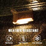 GIGALUMI Led Solar Deck Lights, 16 Pack Waterproof for Outdoor Stairs, Step, Fen... - Image 6