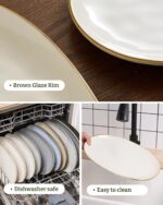 famiware Serving Platter, Oval 15.59/14.3/12.9inch Serving Dishes for Entertaini... - Image 4