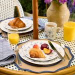 Martha Stewart Empress Bouquet 30 Piece Decorated Porcelain Chip and Scratch Res... - Image 3