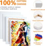 Shuttle 34-Pack Art Canvas for Painting, Multi-Size Stretched Canvas & Canvas Pa... - Image 4