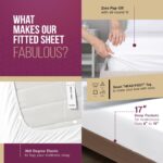 TEXAS LINEN CO. 100% Egyptian Cotton Sheets King Size Set - 1200 Series Star Sle... - Image 6