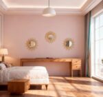 Boho Sunburst Wall Mirror Set of 3, 12 Inch Round Antique & Modern Metal Wall Ar... - Image 8