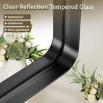 VooBang Bathroom Mirror 24x32 inch, Black Gorgeous Deep Frame Wall Mirror, Moder... - Image 4