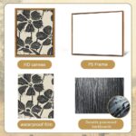 ARTZIO Framed Canvas Prints - Boho Abstract Flower Wall Art,Minimalist Botanical... - Image 3