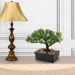 Artificial Bonsai Tree Juniper Faux Plants Indoor Small Fake Plants Decor with C... - Image 4