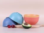 LuckyZone Unbreakable Cereal Bowls - 24 oz Reusable Wheat Straw Bowl Set of 4 - ... - Image 5