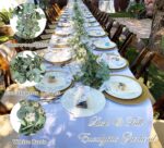 Ouddy Decor Eucalyptus Garland 6.56 Ft Lush Silver Dollar Leaves Boxwood with Wh... - Image 3