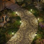 gardencave 6 Pack Solar Lights Outdoor Garden Decorative Mandala Solar Garden Li... - Image 3