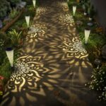 gardencave 6 Pack Solar Lights Outdoor Garden Decorative Mandala Solar Garden Li... - Image 4