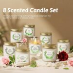 Scented Candles for Home,8 Pack Soy Candles Gift Set for Women,Aromatherapy Cand... - Image 6