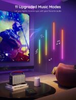 Govee Glide Wall Lights, RGBIC LED Light, Smart Gaming Light Compatible with Sma... - Image 4