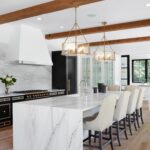 20.47" Glass Gold Chandeliers for Dining Room,Drum Dining Room Light Fixtures Ov... - Image 4