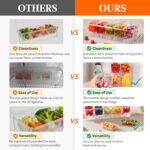 Lifewit Ice Chilled Condiment Caddy with 5 Containers, Condiment Server with Sep... - Image 3