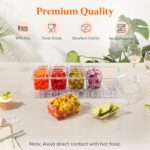 Lifewit Ice Chilled Condiment Caddy with 5 Containers, Condiment Server with Sep... - Image 5